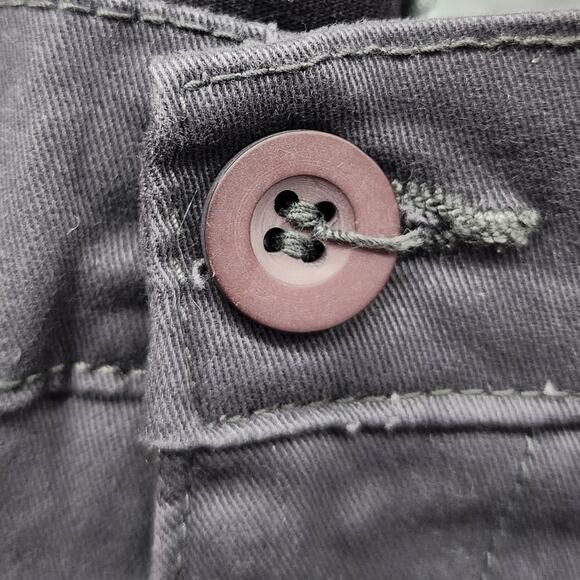 NEW Hawks Bay Pants Mens 38/32 Gray Charcoal Chino Stretch Twill Straight Slim - Picture 2 of 14